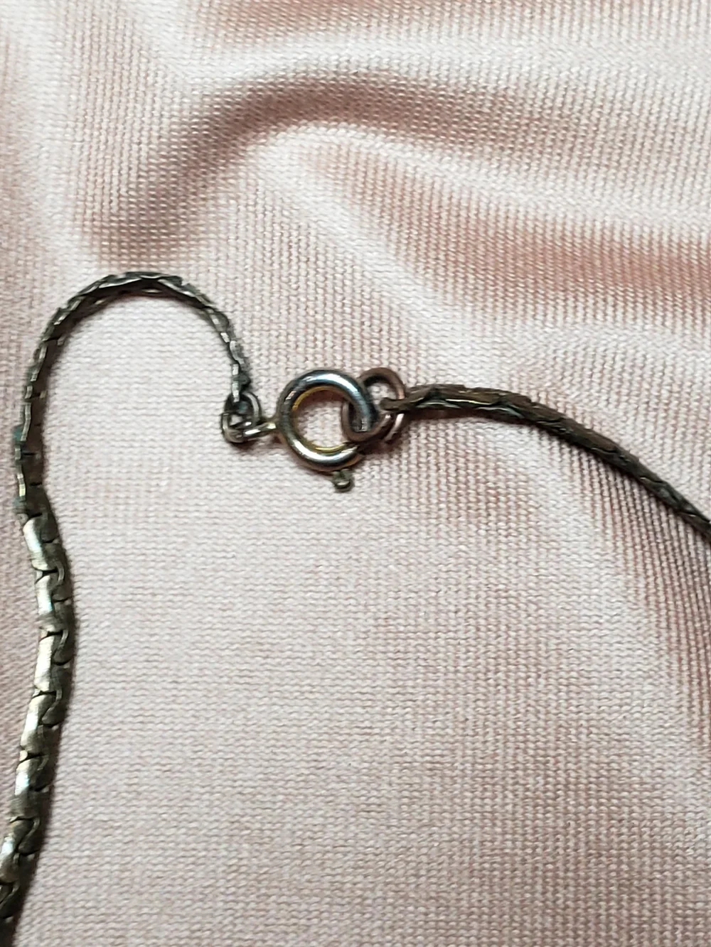 Vintage Bronze Rose Pendant Necklace